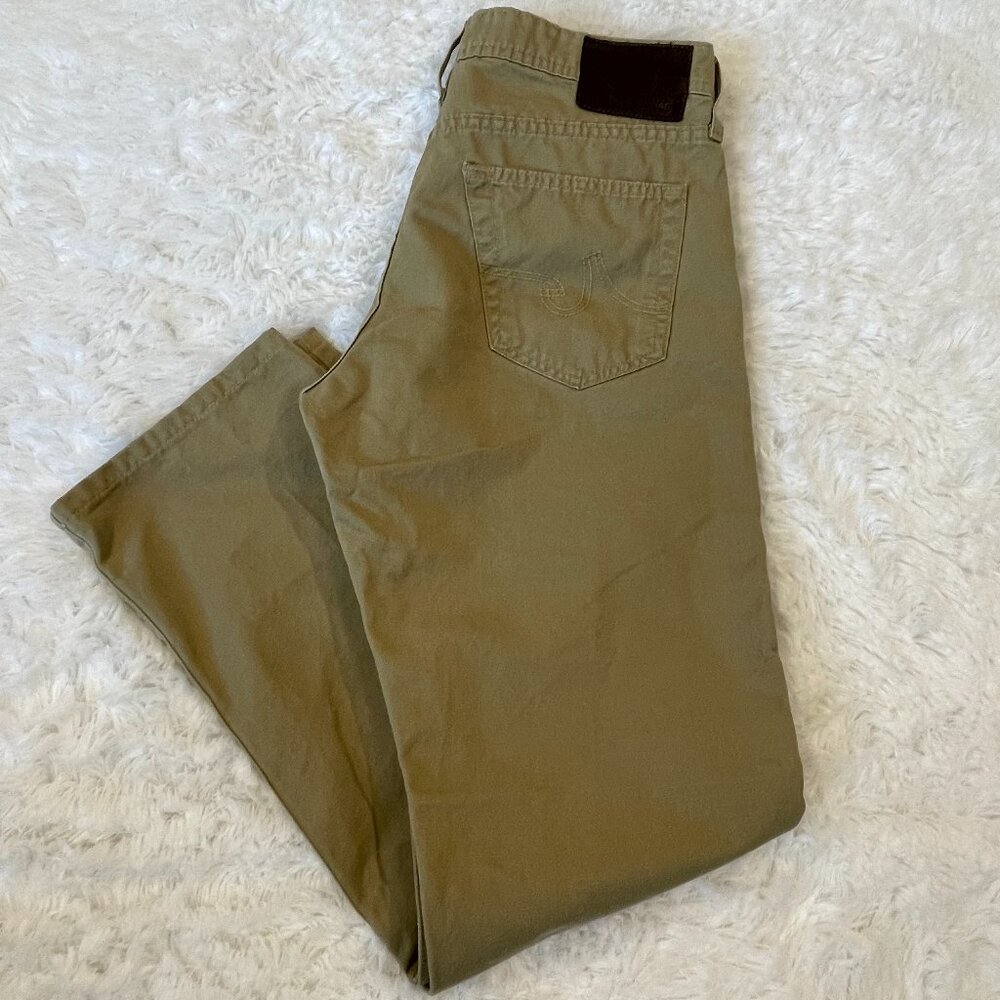 AG Adriano Goldschmied Men’s The Graduate Tailored Leg Tan 5-Pocket Pants